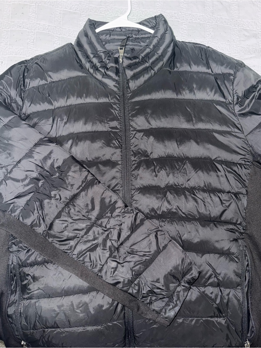 Guess Men's Black Quilted Puffer Jacket